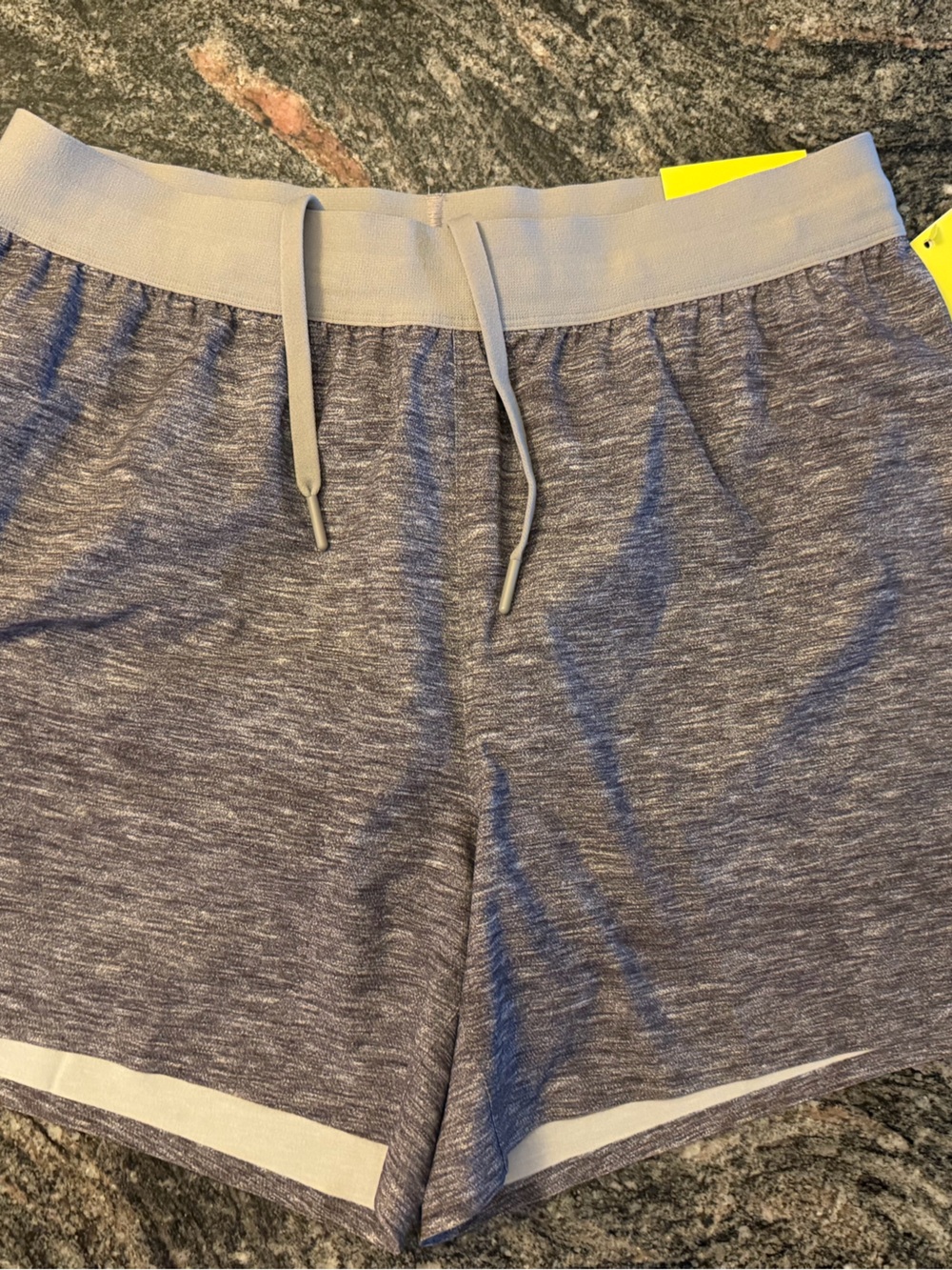 all in motion Heathered Navy Performance Drawstring Shorts